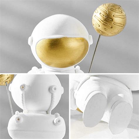 Buy Aswadh Resin Astronaut Spaceman Statue Ornament Home Office Cabinet ...