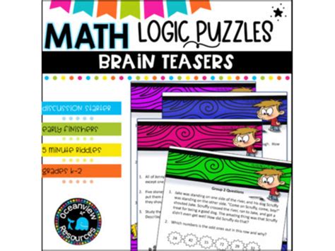 Image result for Math Logic Brain Teasers