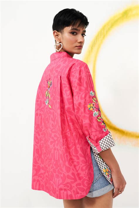 Verb by Pallavi Singhee - Pink Mihira Shirt - Elahe