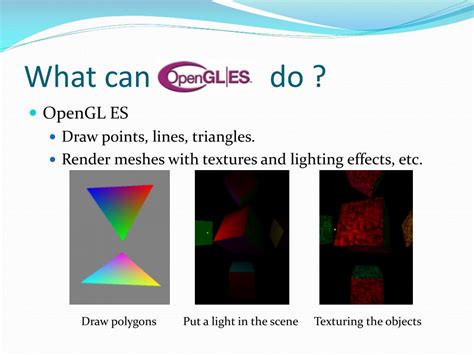 Image result for OpenGL ES