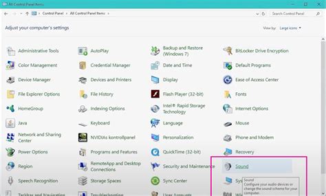 Sound Control Panel Windows 7 的图像结果