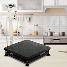 iScale ISP-200M Electronic Platform Weighing Scale 500x500mm Mild Steel ...