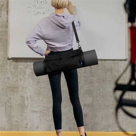 Buy CAMSTIC Yoga Mat Carrier Strap Shoulder Bag with Large Compartment ...