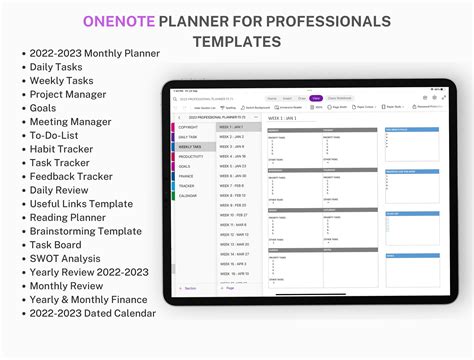 Image result for OneNote Digital Planner Task List
