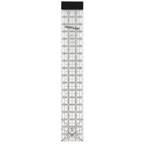 Omnigrid OmniEdge 3" x 18" Rectangle Quilting Ruler with Removable Lip ...