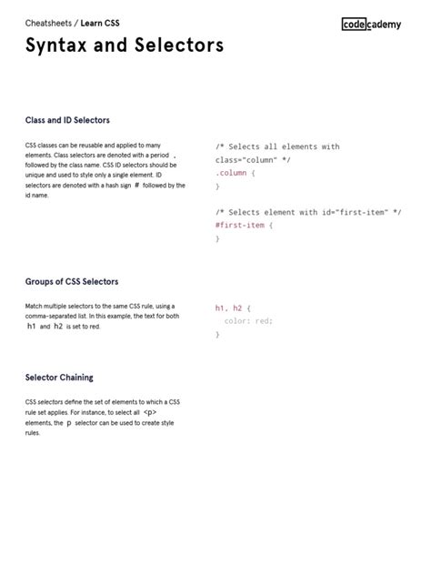 Image result for CSS Syntax