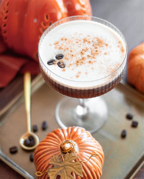 Pumpkin Spice Espresso Martinis - Our Love Language is Food