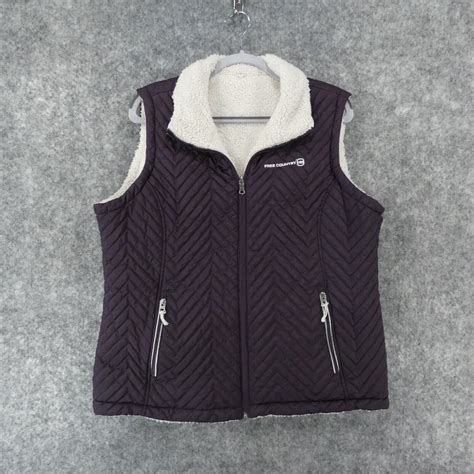 Free Country Free Country Vest Womens Extra Large Sherpa Lined Puffer ...