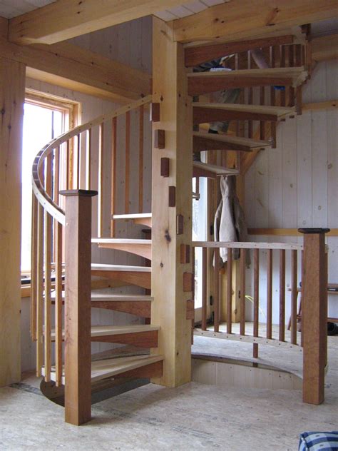 Cool Wooden Spiral Steps 2023 | Stair Designs