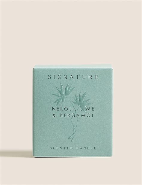 Buy Neroli, Lime & Bergamot Boxed Candle at Marks & Spencer