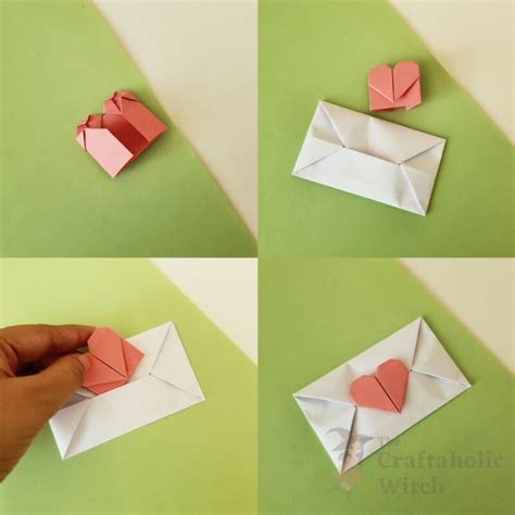 Image result for Origami Heart Envelope Tutorial
