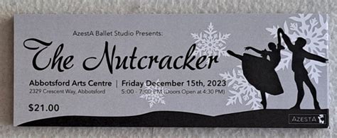 The Nutcracker - Holidays Delight , Abbotsford Arts Centre, 15 December ...