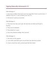 Image result for Sign Naturally Homework Unit 2.9 Mini-Dialogues