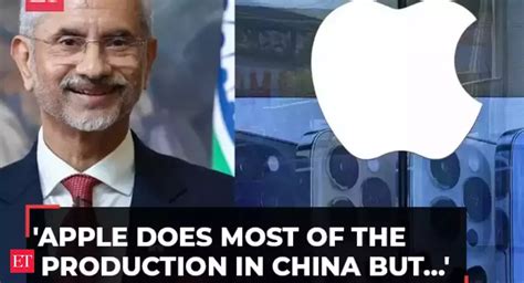 Apple's manufacturing experience in India better than China: EAM S ...