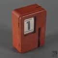 Rare coin bank with calendar by Marianne Brandt for Ruppel - ZEITLOS ...