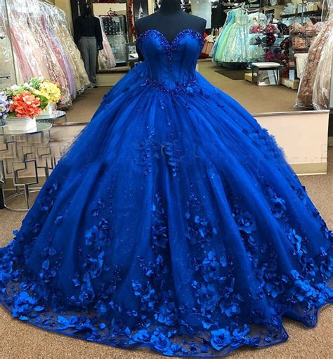 Royal Blue Wedding Dresses With Sleeves