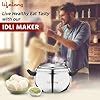 Lifelong Idli Cooker 3 Plate | 12 idlis | Stainless Steel Idli Cooker ...