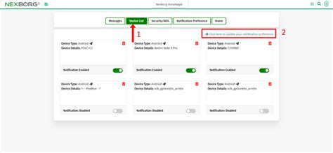 Notification Preference/Add-Verify Email