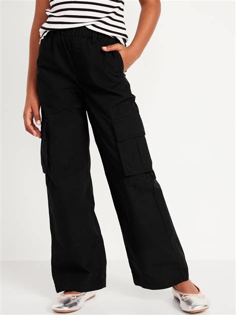 Baggy Wide-Leg Cargo Pants for Girls | Old Navy
