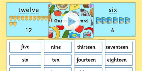 Converting Numbers to Words Game | KS1 Maths Resources