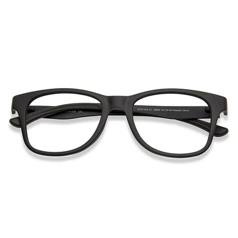 Buy Black Grey Full Rim Square Lenskart Air LA Clip On VC E11419-C7 ...