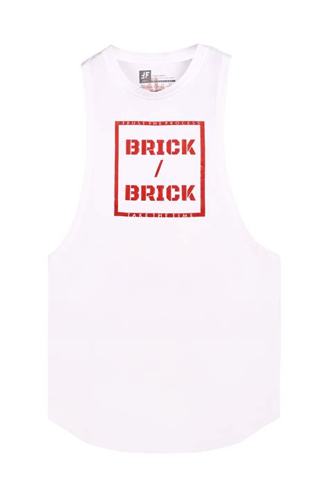 Brick By Brick Drop Cut Tank – FiberFit Clothing Co.