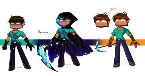 Herobrine (Old Art) by ChunichiChuni on DeviantArt