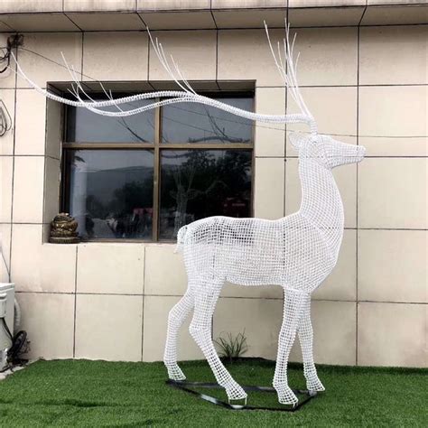 不锈钢镂空鹿雕塑摆件 - 知乎