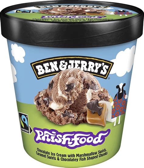 Ben & Jerry's Phish Food Ice Cream, 465ml (Frozen) : Amazon.co.uk: Grocery