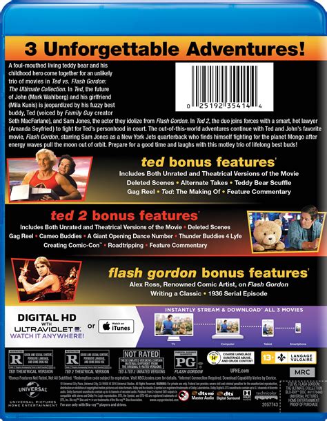 Mua Ted vs. Flash Gordon: The Ultimate Collection (Ted / Ted 2 / Flash ...