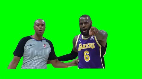 LeBron James pointing meme - NBA (Green Screen) – CreatorSet