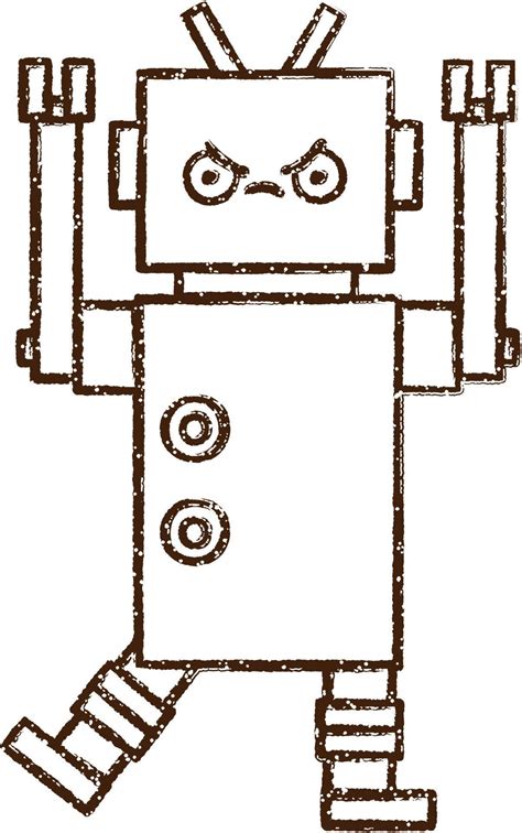 Image result for Angry Robot Drawing