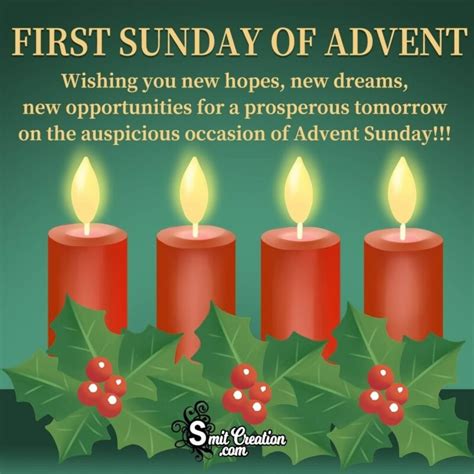 First Sunday Of Advent Wishes - SmitCreation.com