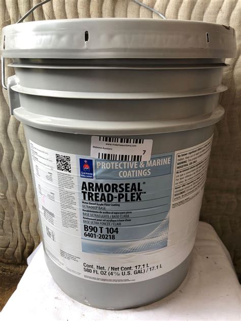 Sherwin Williams 5 Gal. Armorseal Tread-Plex Water Based Acrylic Floor ...