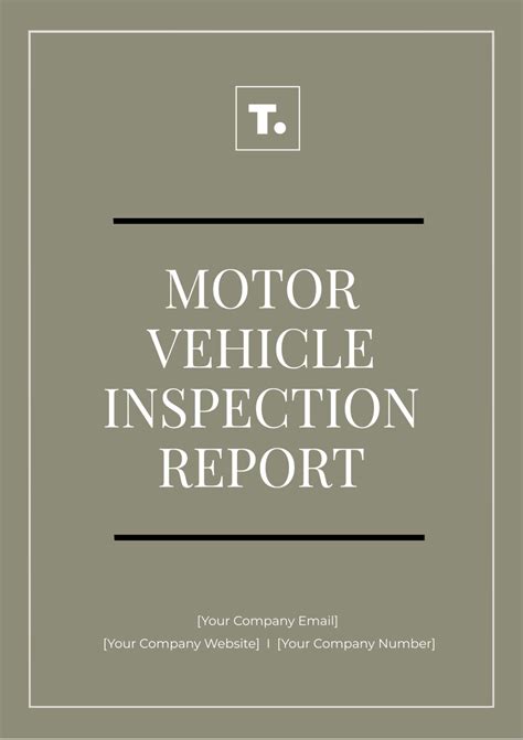 What Is Motor Vehicle Inspection Report - Infoupdate.org