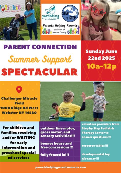 Parent Connection Summer Support Spectacular, Miracle Field of Greater ...