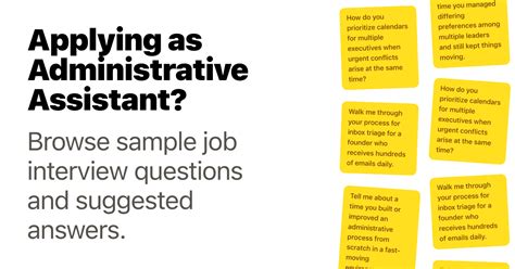 Image result for Admin Assistant Interview Questions