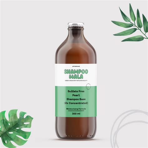 2x Concentrated Sulfate Free Pearl Shampoo Base (Premium Herbal Shampo ...