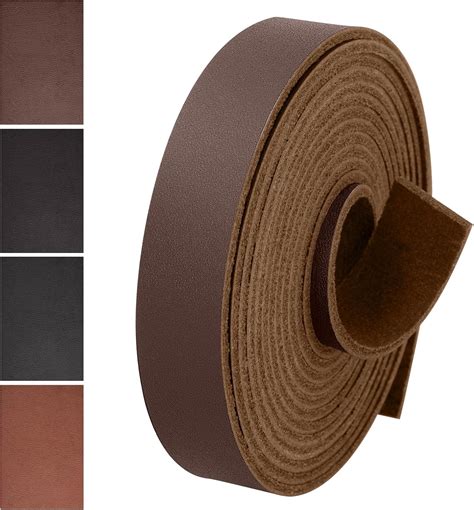 Buy JinRuiKJ Full Grain Leather Strap - 1/2 Inch Wide 72 Inches Long ...