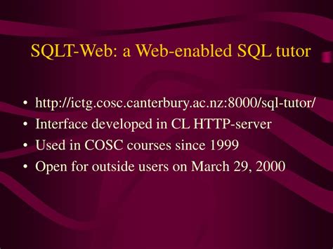 Image result for RTL SQL Tutor