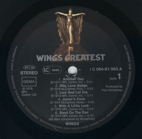 Wings 1978 Wings Greatest