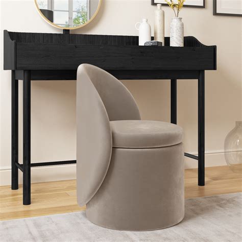 Blue Velvet Dressing Table Chair at Jill Ford blog