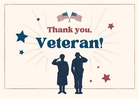 Thank You Veterans Cards Printable | Fanny Printable