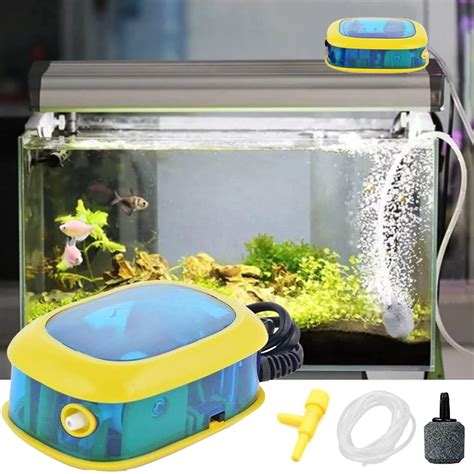 Despacito Aquarium air Pump Silent for Fish Tank noiseless with 5m ...