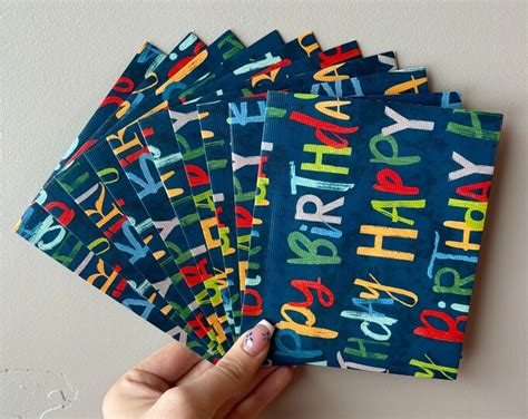 Colorful Happy Birthday Envelopes - Etsy