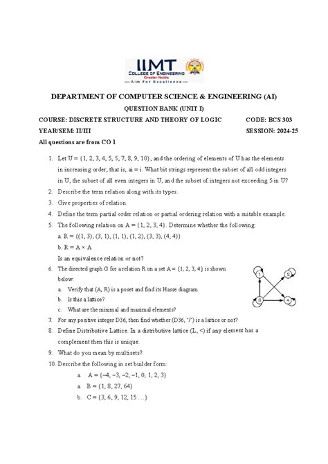 DSTL Question BANK 2024-25 - DEPARTMENT OF COMPUTER SCIENCE ...