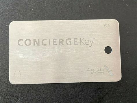 AMERICAN AIRLINES RARE AA Concierge Key Metal Bag Tag Retired Boeing ...