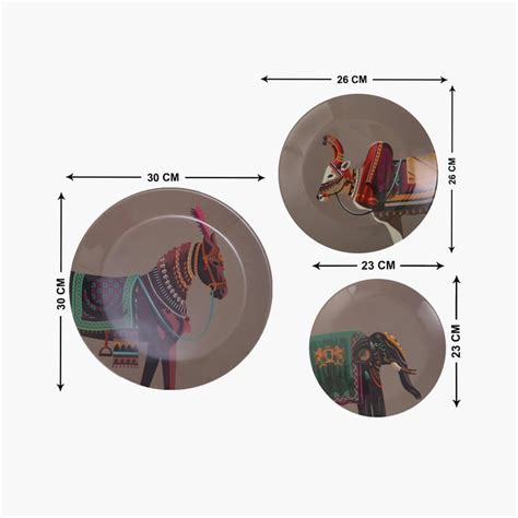 Buy Artesia Melamine Set of 3 Wall Accents from Home Centre at just INR ...