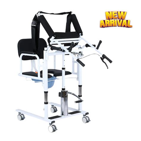 Patient Lift Transfer Wheel chair Hydraulic with Shoulder Lift support