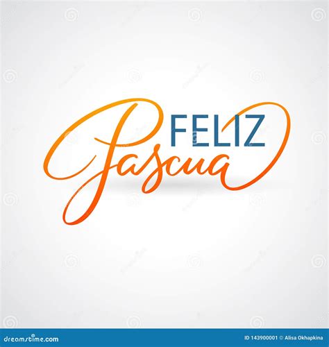 Saludos De Feliz Pascuas - De Pascua En Espa?ol Ilustración del Vector ...